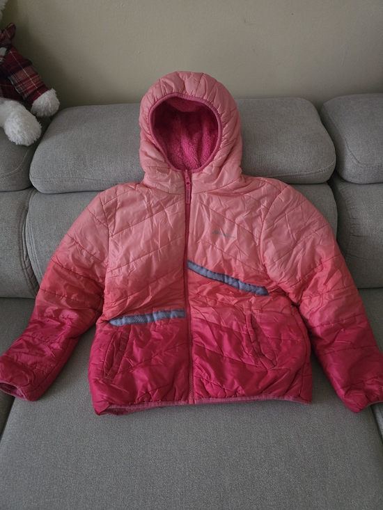 Other - Kids Pink Ombre Hooded Puffer Jacket